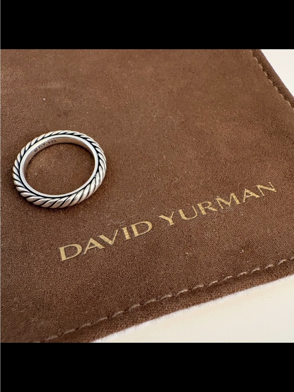 David Yurman Cable Collectibles Band Ring, 3mm, Size 6 - Picture 4 of 16